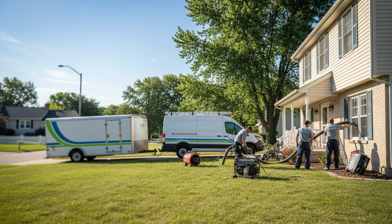 Flooded Basement Restoration And Cleanup With Repair in Marshalltown, IA near me